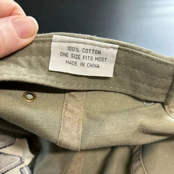 CNN Network Unbranded Baseball Cap Hat Green One‎ Size Fits Most Cotton - Picture 7 of 9